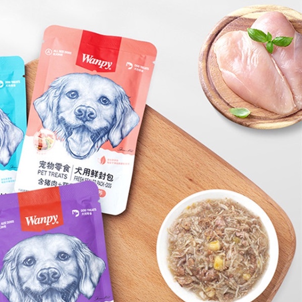 Súp thưởng cho chó Wanpy 90g nắp vặn, kem dinh dưỡng tăng cân mập chó lớn chó con nhỏ | PETSMART OFFICIAL