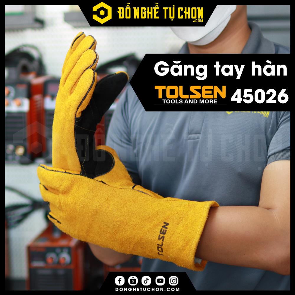 Găng tay bảo hộ hàn tolsen 45026