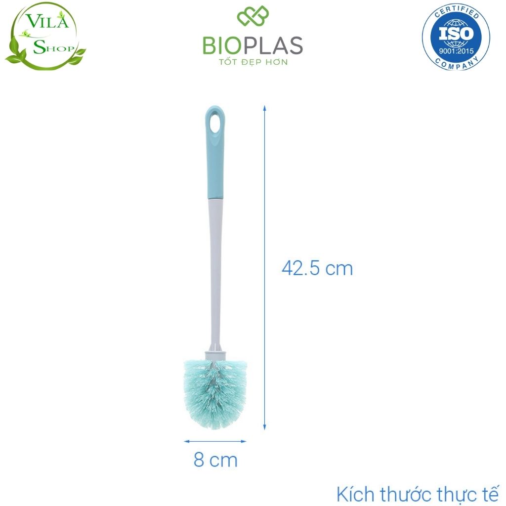 Chổi Cọ Toilet, Chổi Vệ Sinh Nhà Tắm Cleaner 1 Bioplas, Sợi Cước Chống Thấm, Đầu Cọ Tròn Dễ Dàng Chùi Rửa