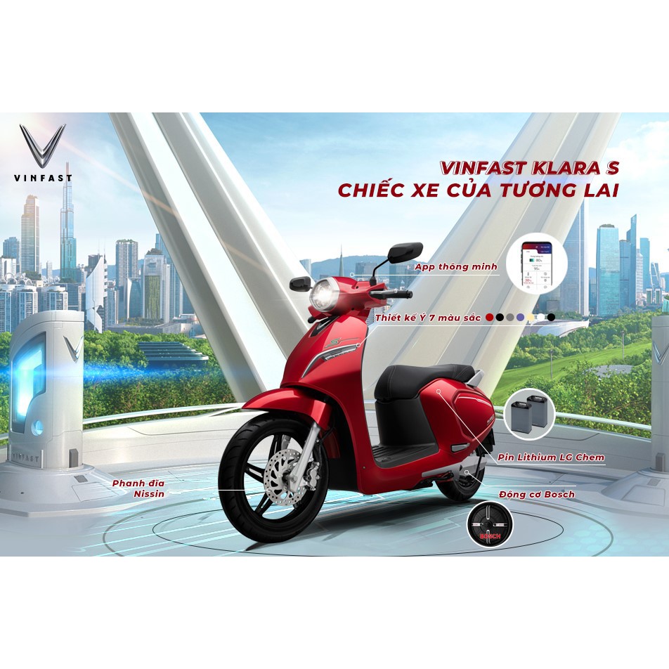 Xe máy điện Vinfast Klara S cực mới