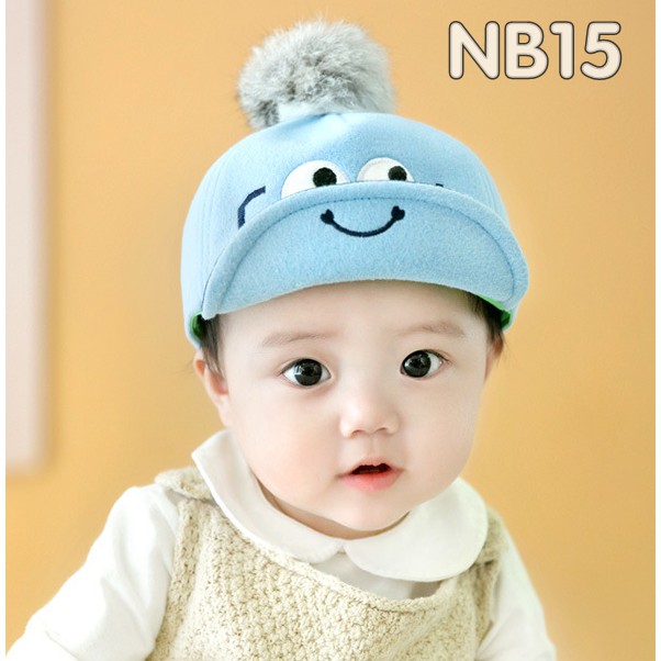 [Nhiều màu] Nón cho bé 6-24 tháng NB15