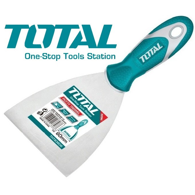 Xẻng trát bay sủi hồ 60mm dài 220mm Putty Trowel Total THT83606