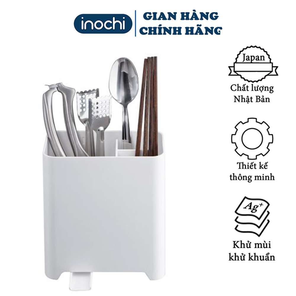 Hộp đựng đũa - ống đũa yoko inochi Nhật Bản loại đứng chất liệu nhựa cao cấp thiết kế thông minh HDD01