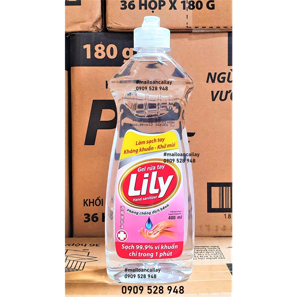Gel Rửa Tay LiLy 400ml