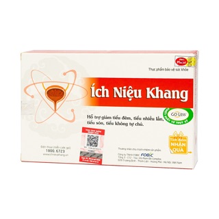 Ích niệu khang - 20 viên - Hỗ trợ giảm tiểu đêm Tiểu són Tiểu nhiều lần Tiểu không tự chủ