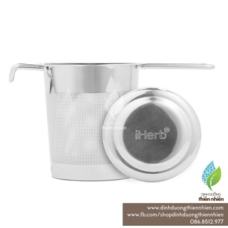 Dụng Cụ Lọc Trà iHerb, Bằng Thép Không Gỉ, Nhỏ Gọn Tiện Lợi