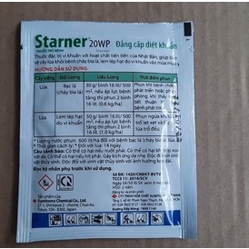 [CHÍNH HÃNG]Starner 20WP- thuốc trị bệnh cháy lá, thối nhũn và diệt khuẩn
