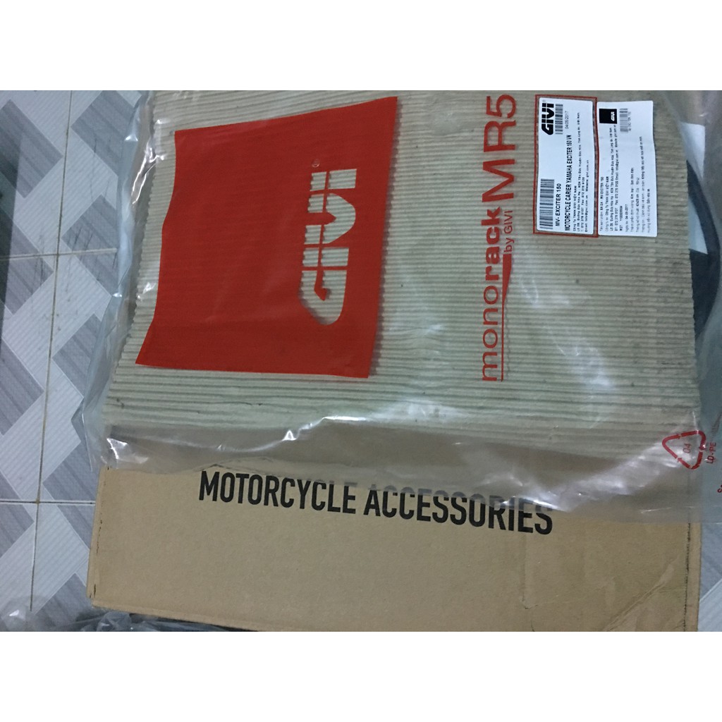 Baga Givi Exciter 150 , hàng Givi chính hãng mới 100%
