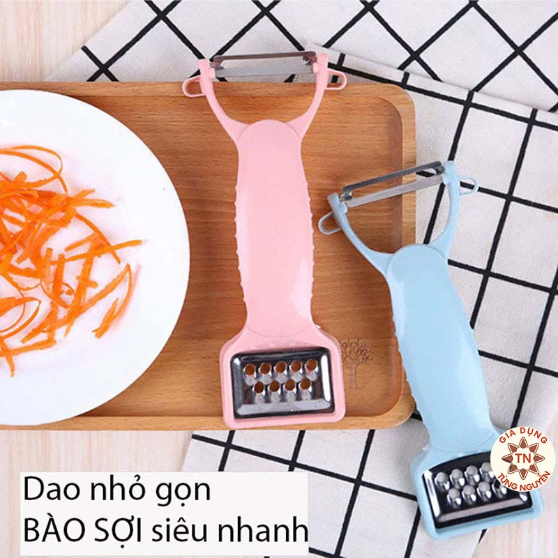 Dao bào nhỏ,sợi, dao nạo rau củ quả Siêu Hót [DAO BÀO NHỎ 2 ĐẦU]