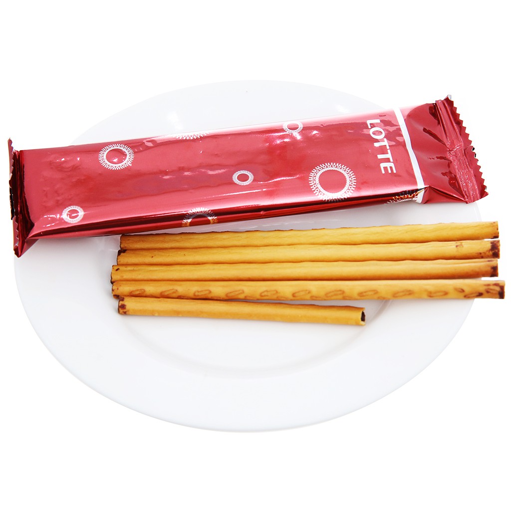 Bánh Que Toppo Lotte Nhân Socola Hương Vani Thơm Ngon Khó Cưỡng Hộp 40g