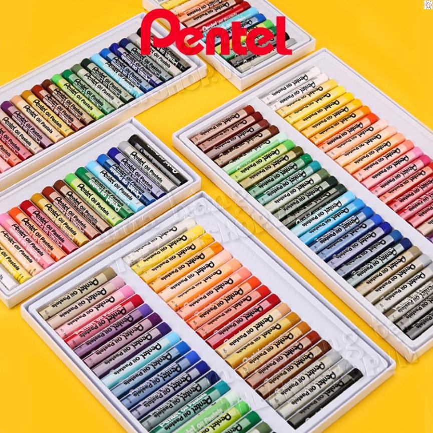 Bộ màu sáp dầu PENTEL 16/25/36/50 màu - PENTEL Arts Oil Pastels Set