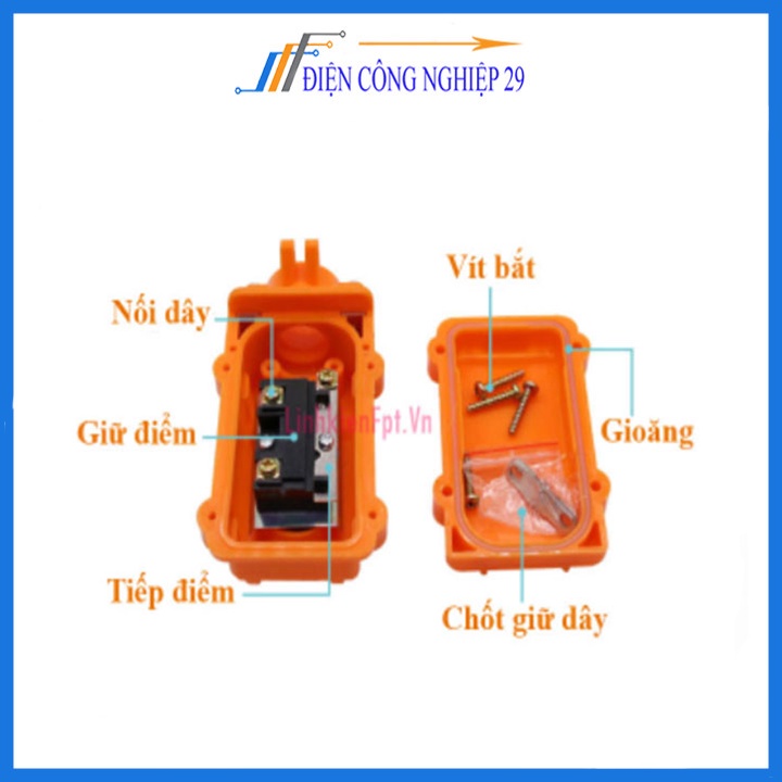 Tay Điều Khiển Máy Tời COB-61H (Đảo Chiều Động Cơ) 2 Nút