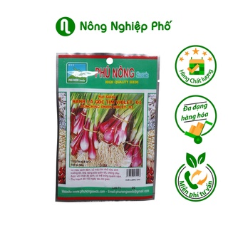 Hạt giống hành lá gốc tím Phú Nông - Gói 2 gram