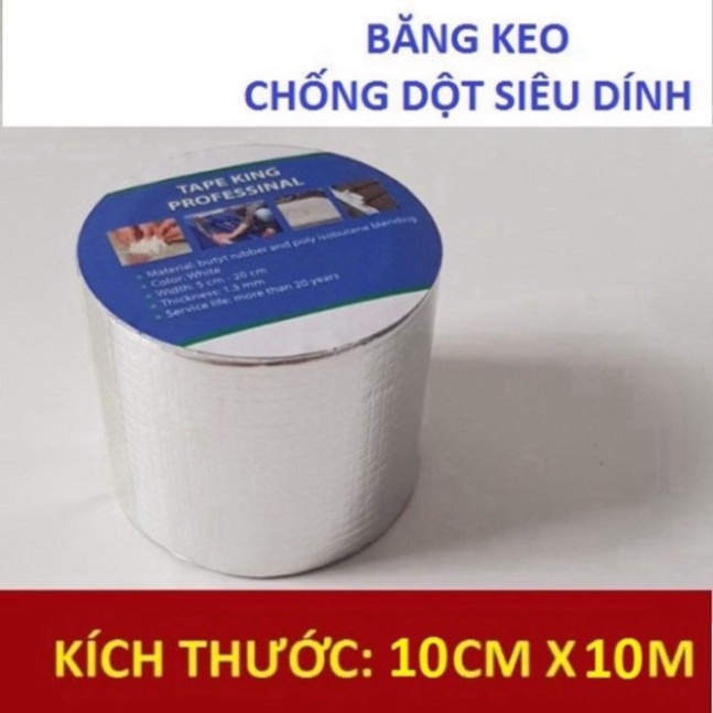 Băng Keo Chống Thấm Siêu Dính Size 10cm,Hai Mặt Siêu Dính,Tháo Gỡ Dễ Dàng