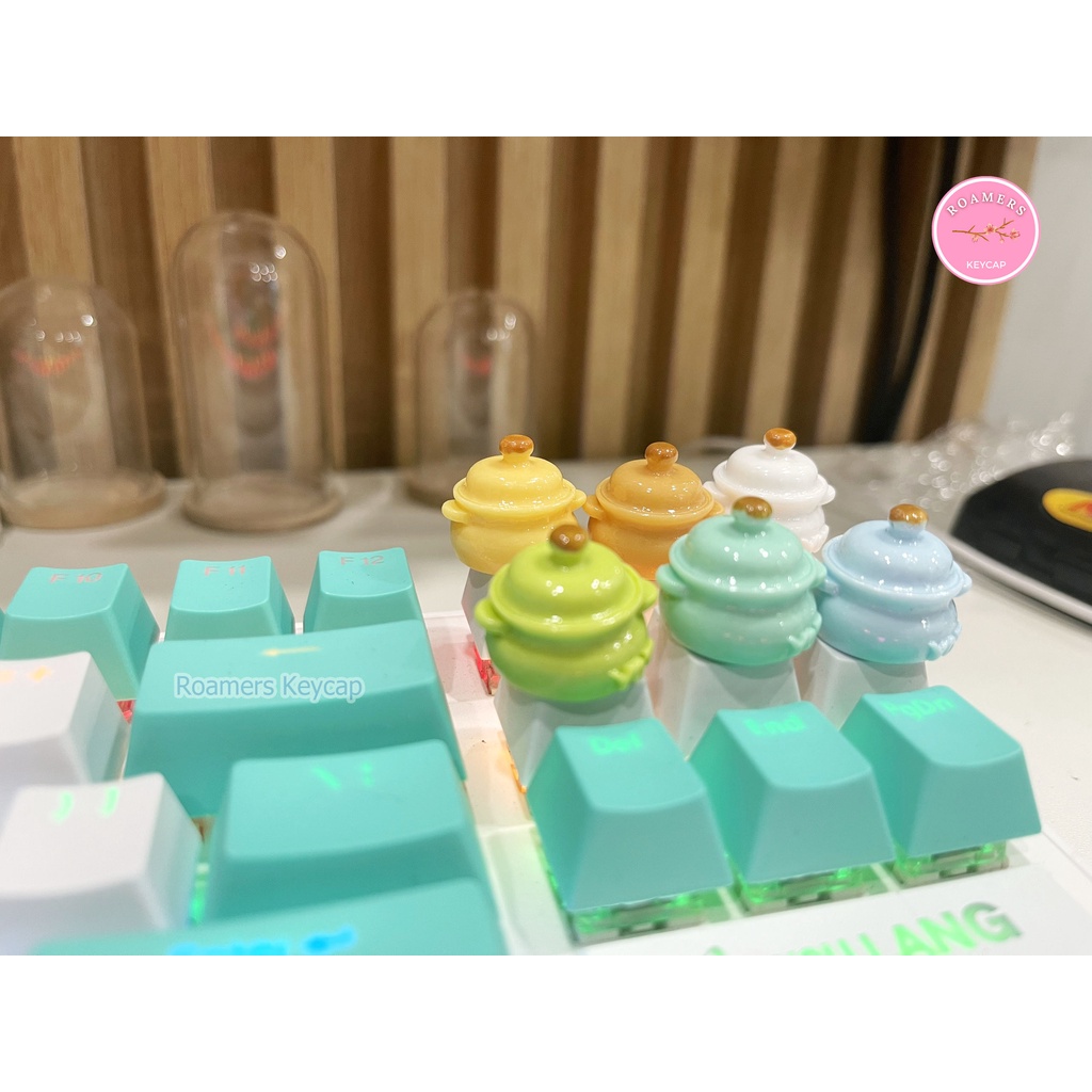 Keycap lẻ Nồi Cơm Dễ Thương Đáng Yêu Màu Đặc Sắc