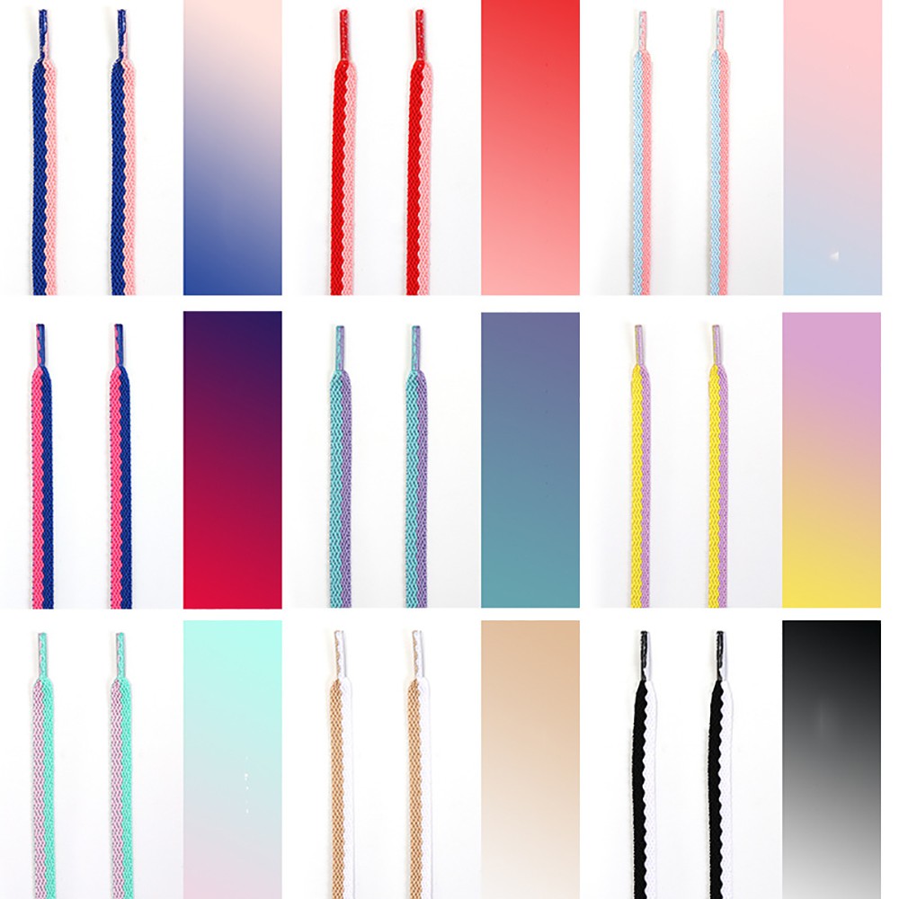 Cặp Dây Giày Thể Thao Nhiều Màu Sắc Độc Đáo