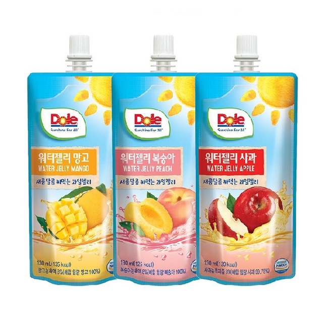 Nước ép thạch thương hiệu Dole túi 130ml