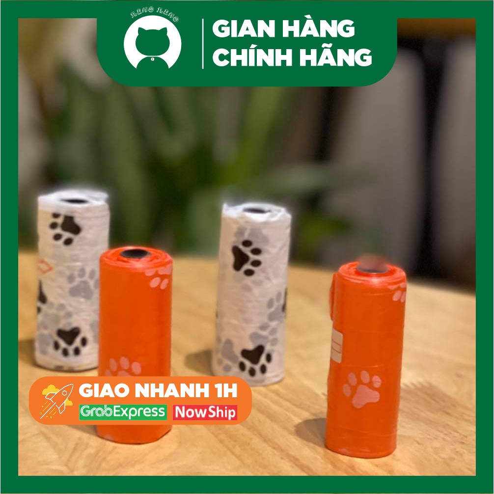 Túi đựng rác cuộn dọn phân cho thú cưng chó mèo