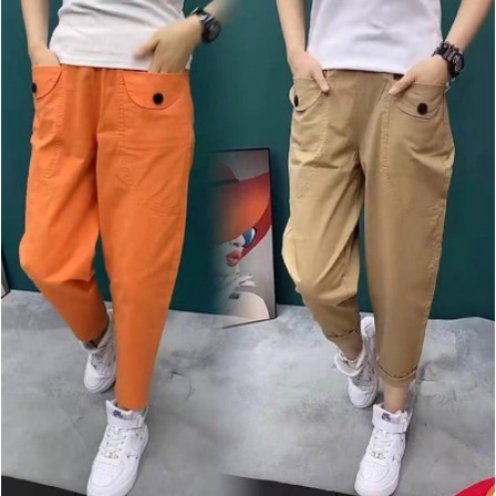Quần Baggy Nữ, Quần Kaki Nữ Phong Cách Trẻ Trung 2 khuy Sành Điệu Mẫu mới nhất 2021