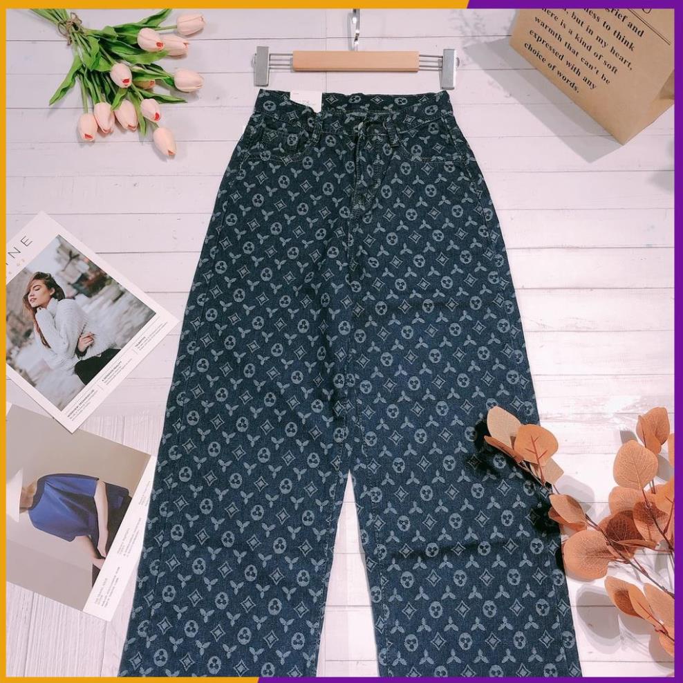 Quần Baggy Jean Nữ  Ống Rộng - Quần Jean Nữ Phong Cách Mới