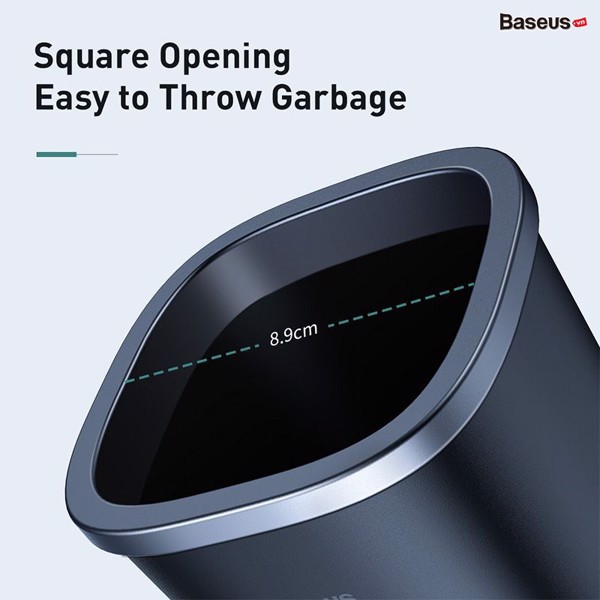 [Chính Hãng - Sẵn]Bình đựng rác mini Baseus Dust-free Vehicle Mounted Trash Can đùng trên ô tô hoặc bàn làm việc - LV753