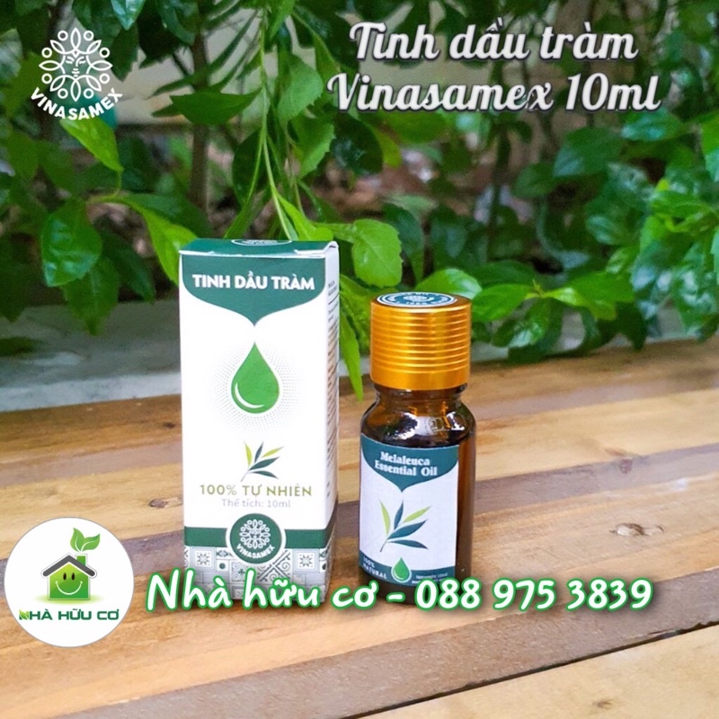 Tinh dầu tràm nguyên chất 100% Vinasamex 10ml - Date: 27/8/2023 - Nhà hữu cơ