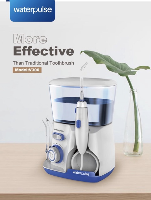 [Mã 154FMCGSALE giảm 8% đơn 500K] [Chính Hãng ] Máy tăm nước Waterpulse V300 phù hợp cho vệ sinh răng miệng gia đình