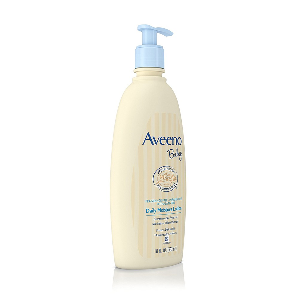 [Date 07-2023] Sữa dưỡng ẩm Aveeno Baby Daily Moisture Lotion Fragrance Free 532ml