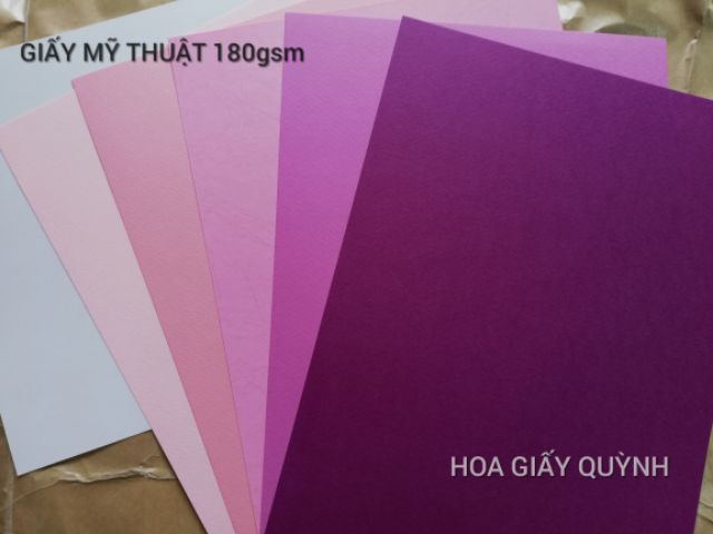 5 tờ GIẤY MỸ THUẬT Hàn quốc dày 180 gsm_A4