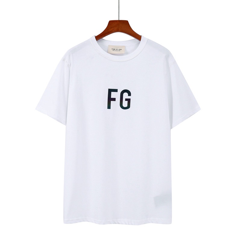 Áo thun tay ngắn in chữ ESSENTIALS FG cổ điển thời trang cho nam và nữ