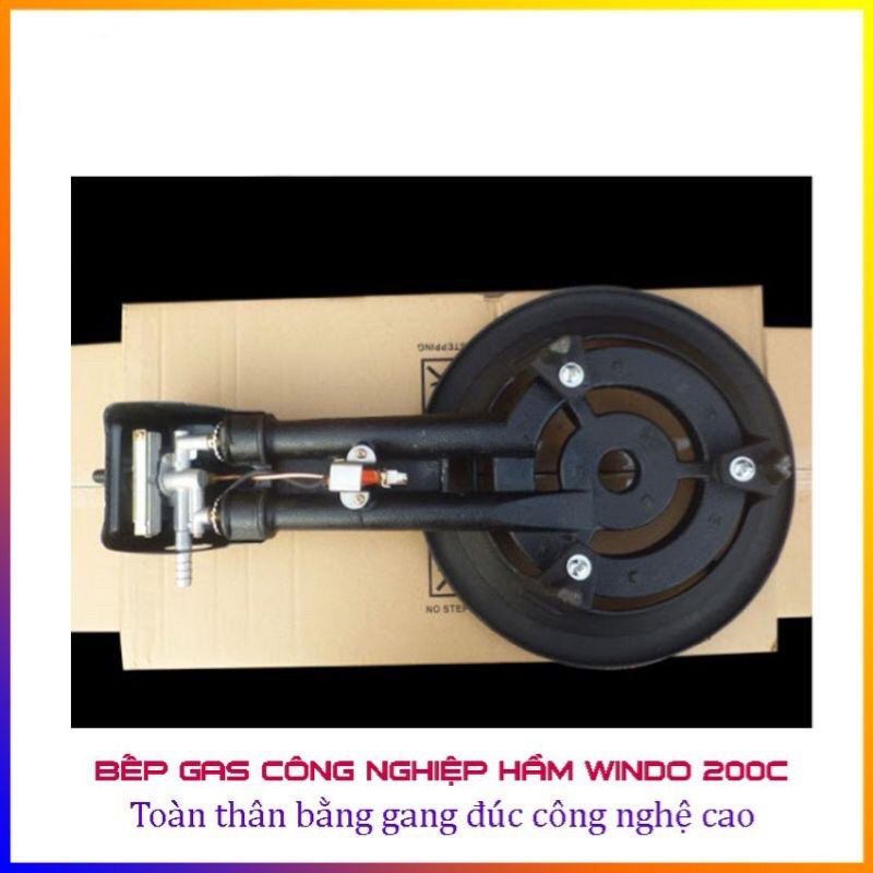 BẾP GAS CÔNG NGHIỆP WINDO 200C - HÀNG CHÍNH HÃNG 100%