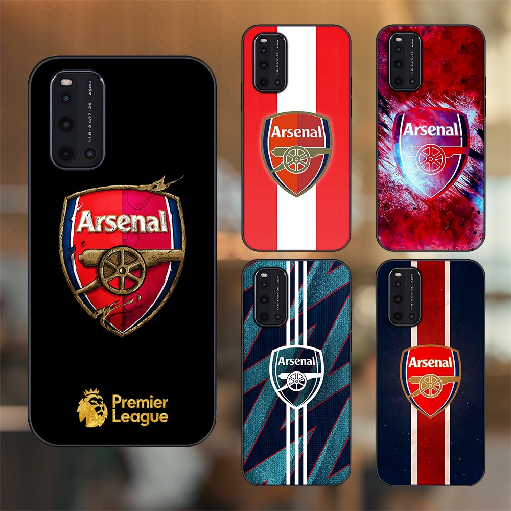 Ốp lưng Vivo V19 viền đen in hình Arsenal FC