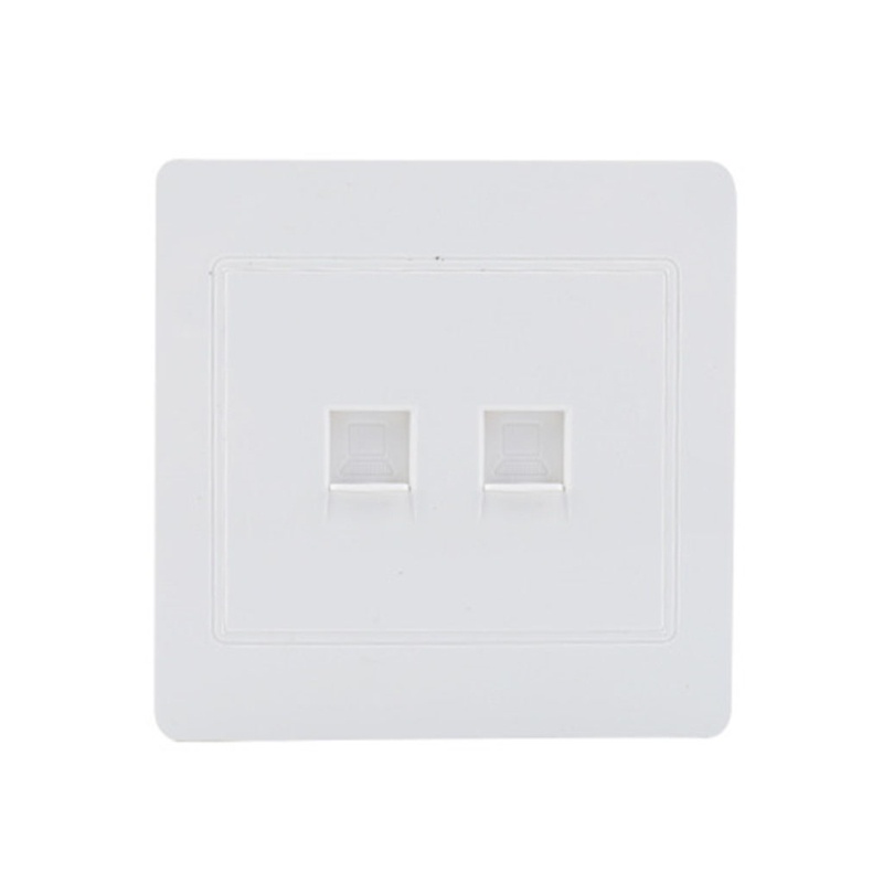Phụ Kiện Ổ Cắm Điện Tiêu Chuẩn 86mm Màu Trắng Dùng Trang Trí DIY