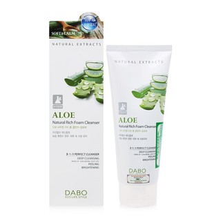 Sữa rửa mặt trắng da dabo nha đam lô hội