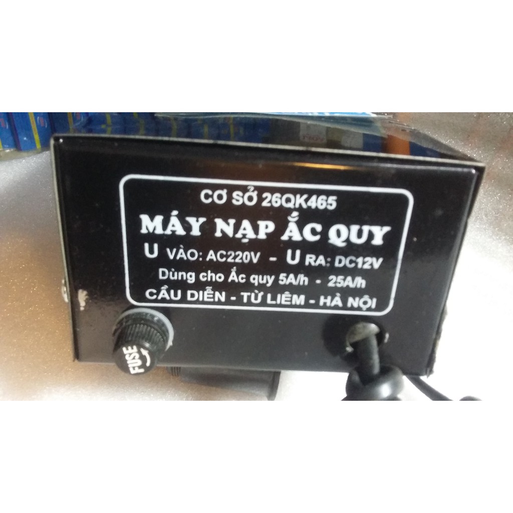 Máy xạc ắc quy-nạp ắc quy điện cơ 26 12V-25A