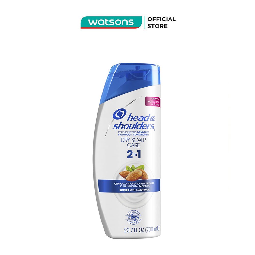 Dầu Gội Xả Head &amp; Shoulders Dry Scalp Care 2in1 700ml