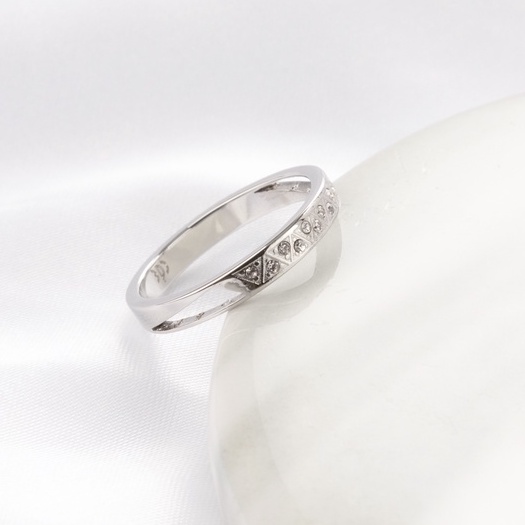 Nhẫn CDE Eternity Anniversary Crystal Silver Ring CDE8006.SV