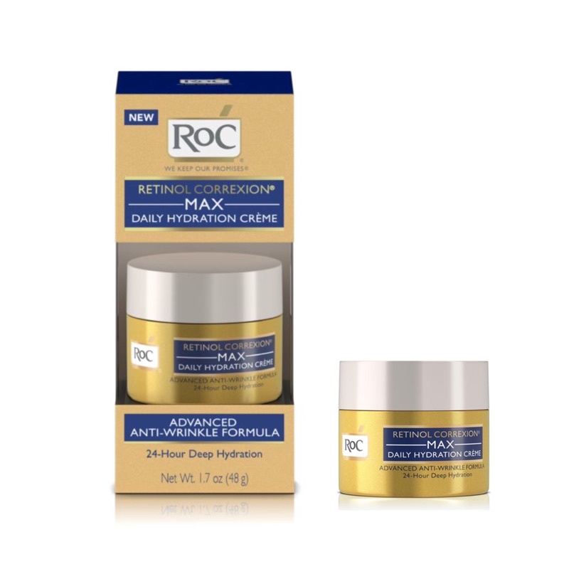 Kem dưỡng ẩm chống lão hoá Roc Retinol Correxion Max Daily Hydration Creme 48g