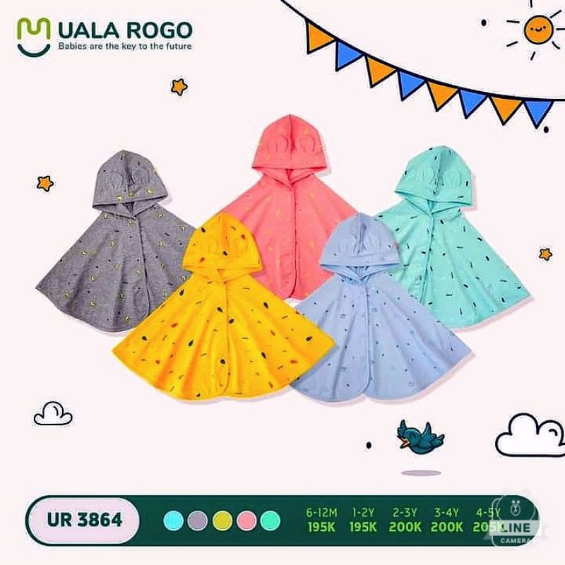 (Uala)Áo choàng cánh dơi từ 6m đến 5y