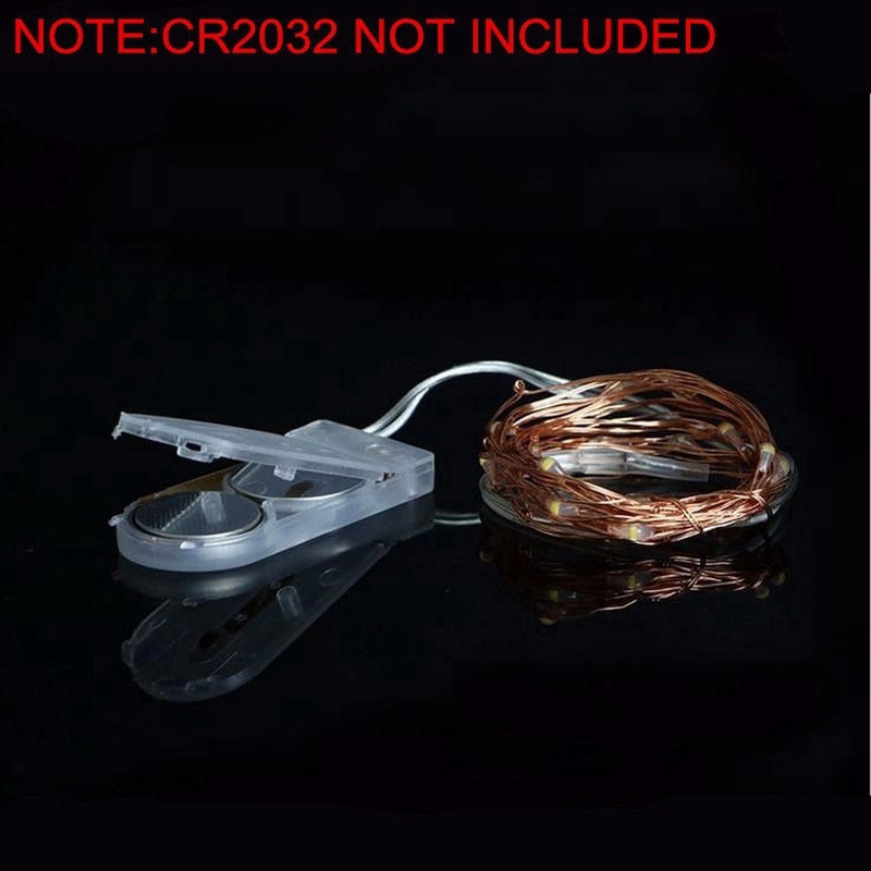 Dây đèn LED 50 bóng 5M lõi đồng sử dụng pin trang trí phòng ốc/tiệc tùng/lễ hội/Giáng Sinh/Halloween