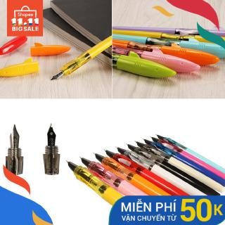 Bút máy vỏ nhựa trong suốt hình cá mập độc đáo
