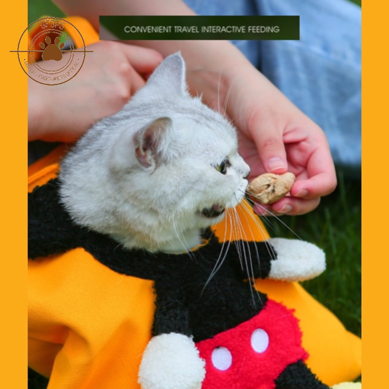 Túi tote vận chuyển cho chó mèo, thú cưng siêu chất liệu canvas dễ thương - Canvas bag cat