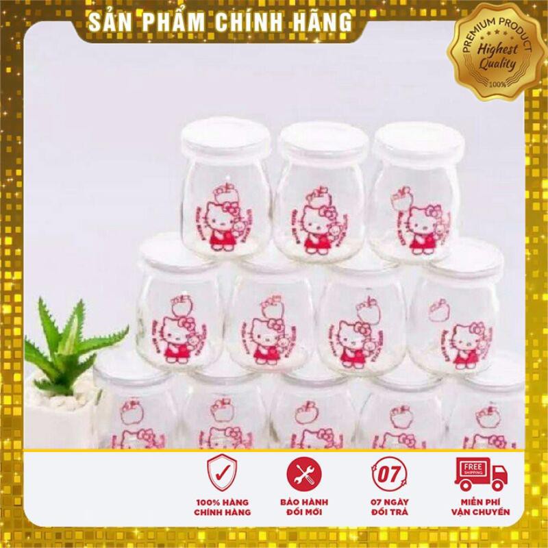 Set 12 hủ thủy tinh làm sữa chua