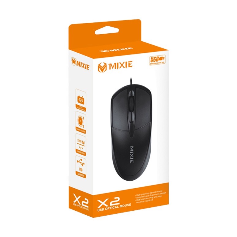 Chuột Mouse MIXIE X2 USB Chính hãng VNG. Vi Tính Quốc Duy