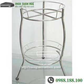 giá kệ chân bình nước inox