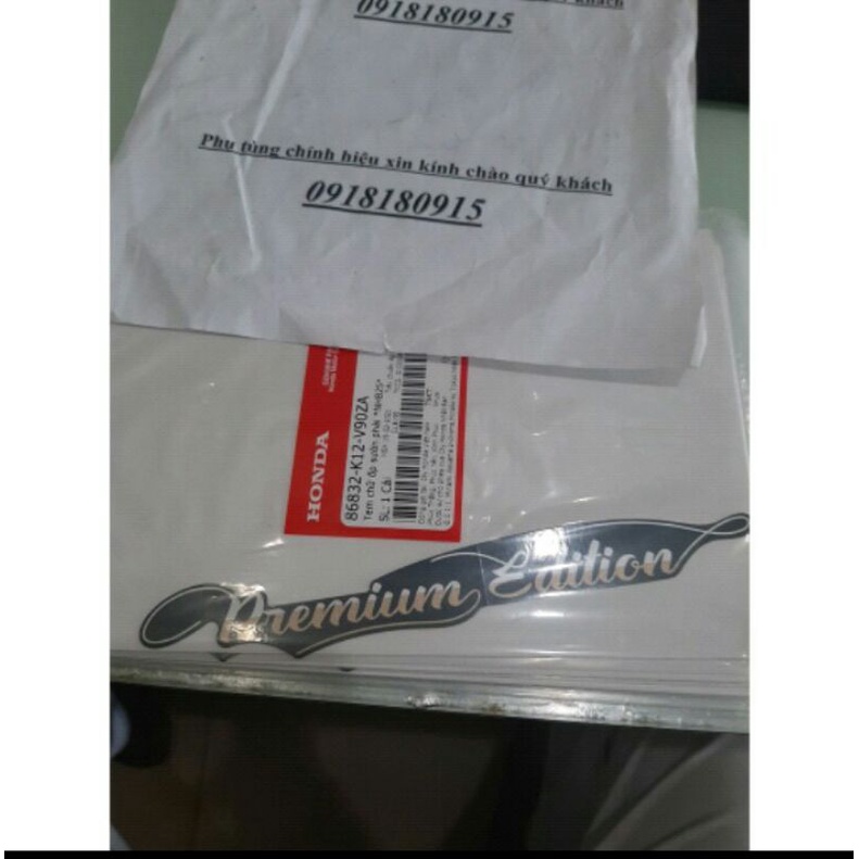 Tem premiumedition honda tem ốp sườn honda lead 125 chính hãng honda