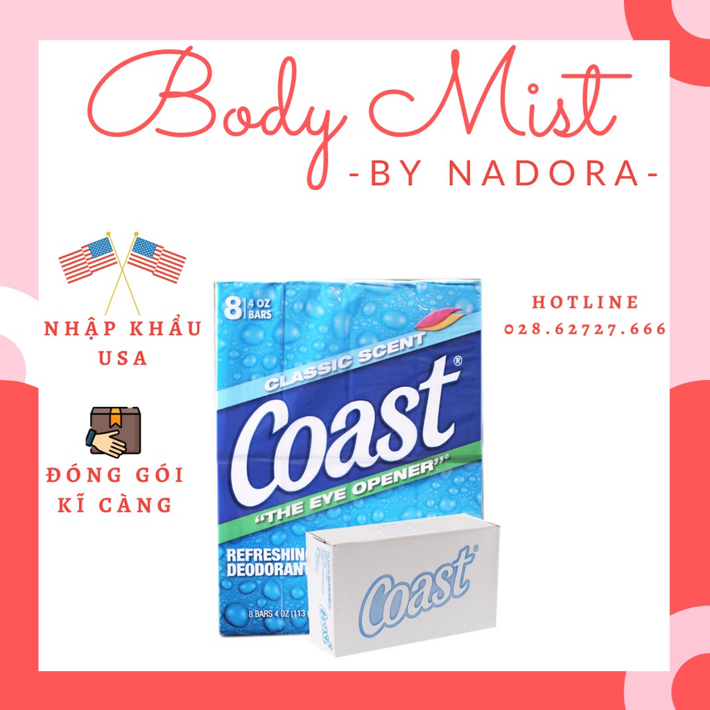 [Bán Lẻ] Xà Bông Cục Coast Body Wash