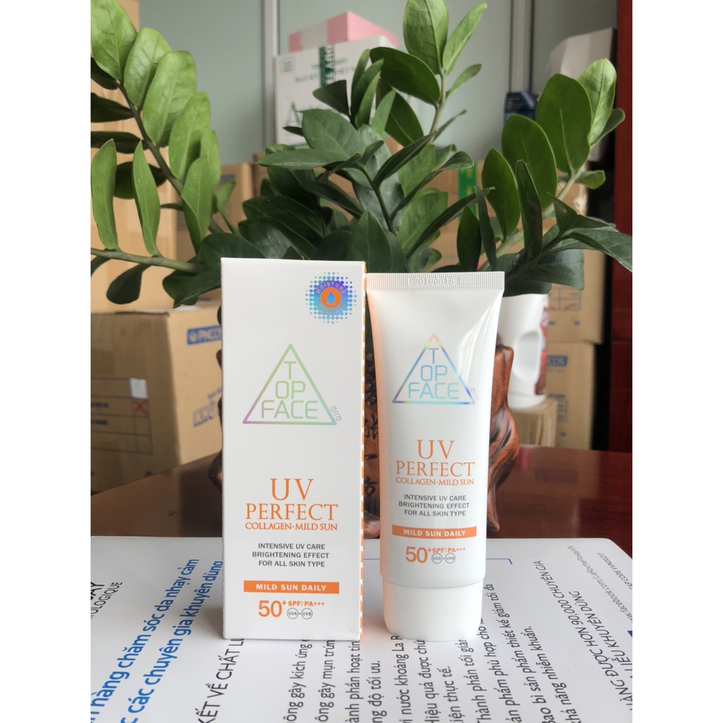 [Chính Hãng] KEM CHỐNG NẮNG TOP FACE UV PERFECT SPF50+ PA+++