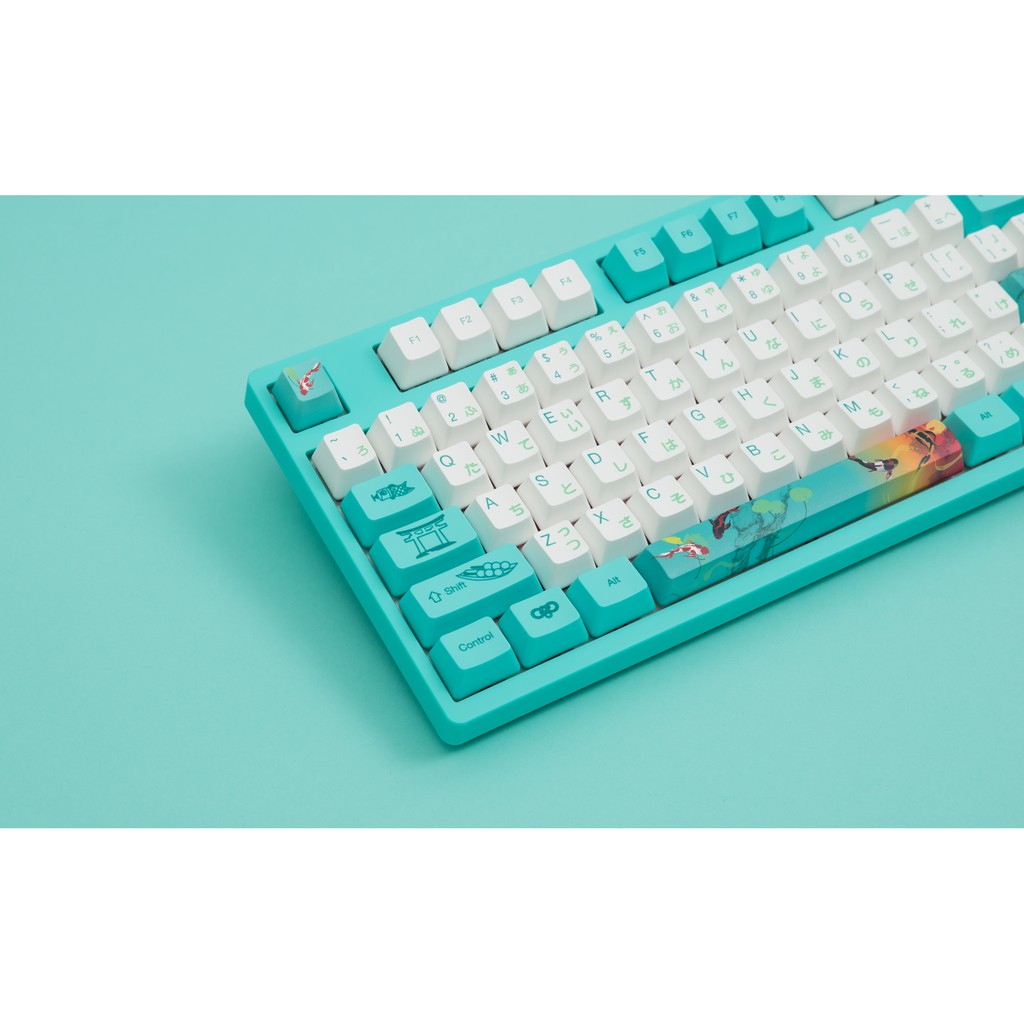 Bàn phím cơ AKKO 3108 V2 Monet'S Pond (blue, orange và pink AKKO switch V2) - Sản phẩm hot nhất của Akko - Mai Hoàng PP | BigBuy360 - bigbuy360.vn