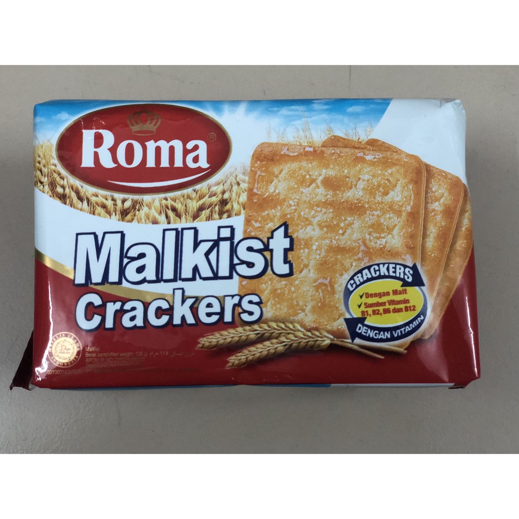 BÁNH QUY LẠT DÀNH CHO NGƯỜI ĂN KIÊNG MALKIST CREAM CRACKERS 135GR | BigBuy360 - bigbuy360.vn